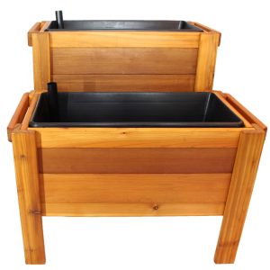 caja wooden stand tall and medium